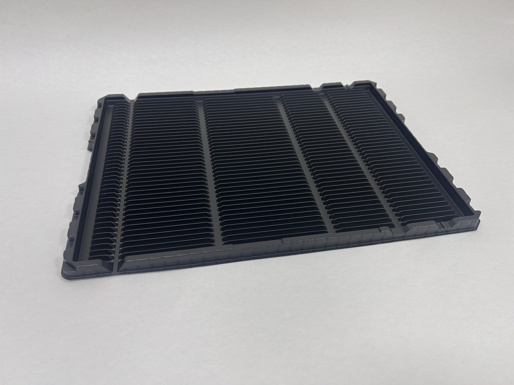 ESD-Compliant Conductive Tray | Protective Packaging for Electronic Components